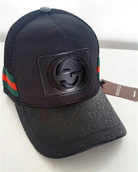 gorra gucci original negra|More.